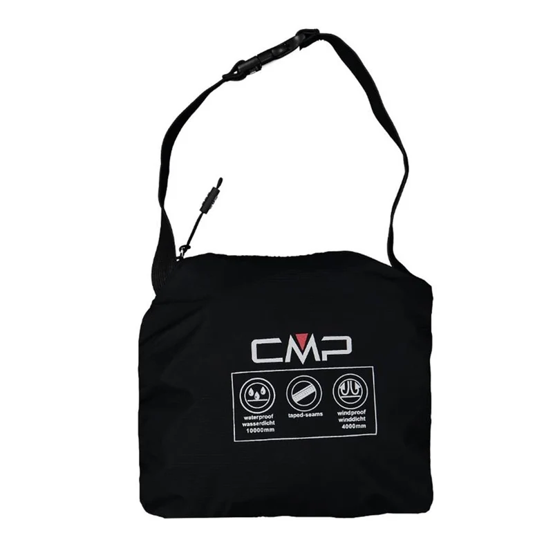 CMP Sport Woman Rain Pant Pocket nero