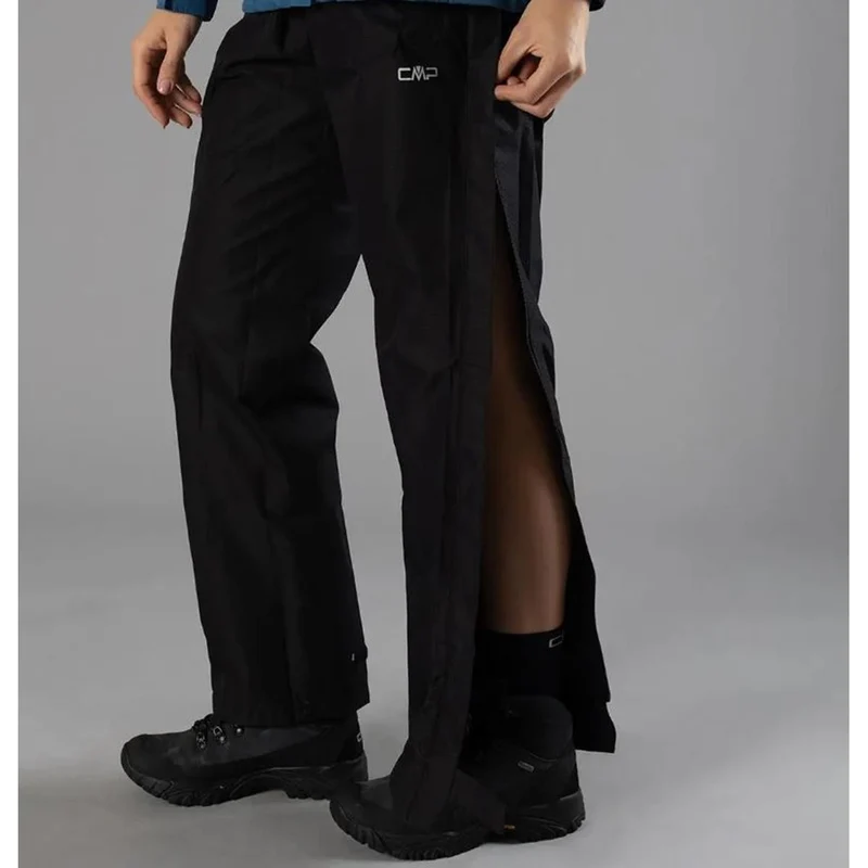 CMP Sport Woman Rain Pant Pocket nero