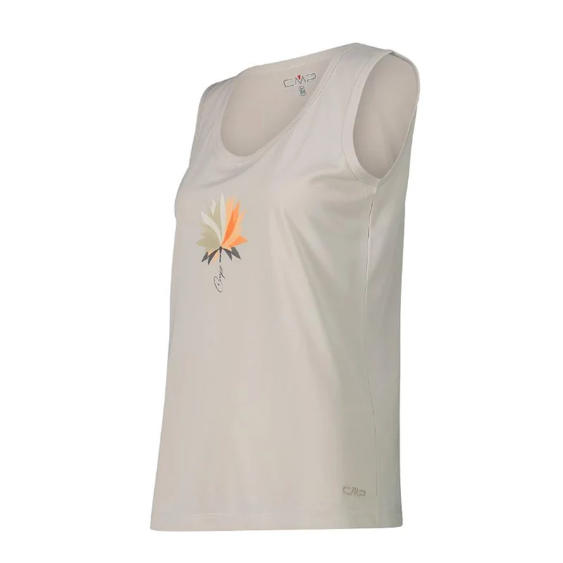 CMP Sport Woman Shirt Sleeveless Tanktop vaniglia