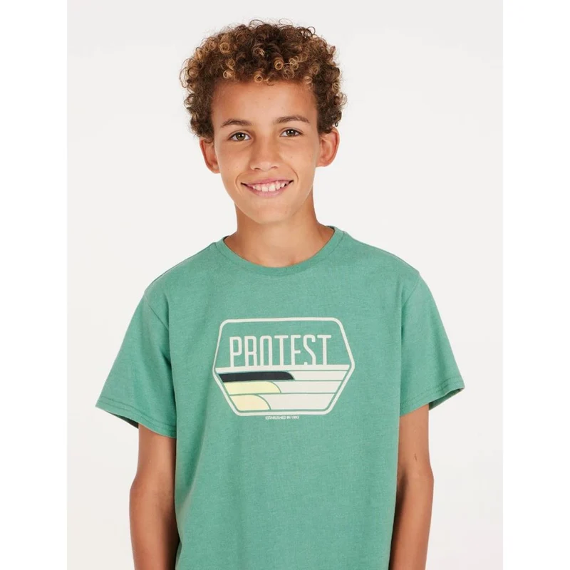 Protest Loyd Jr frosty green Kinder T-Shirt