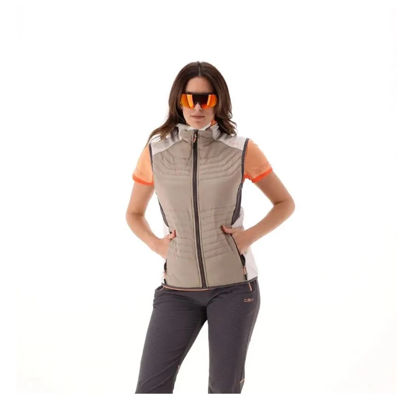 CMP Sport Woman Unlimitech Hybrid Vest vaniglia