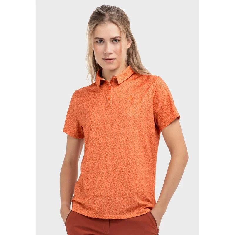 Schöffel Polo Shirt Fraydo apricot glow Damen T-Shirt