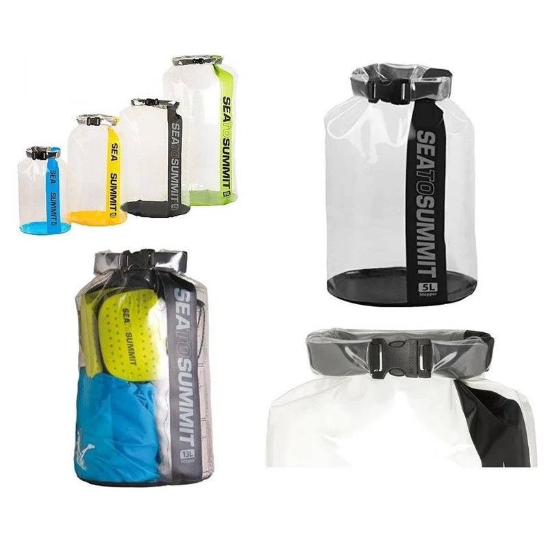 Sea to Summit Clear Stopper Dry Bag 35 Liter, black