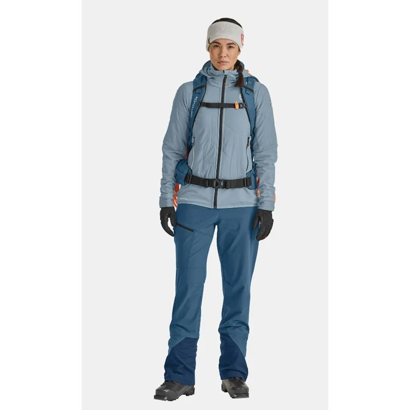 Ortovox Swisswool Col Becchei Hybrid Jacket glacier grey Damen Hybridjacke