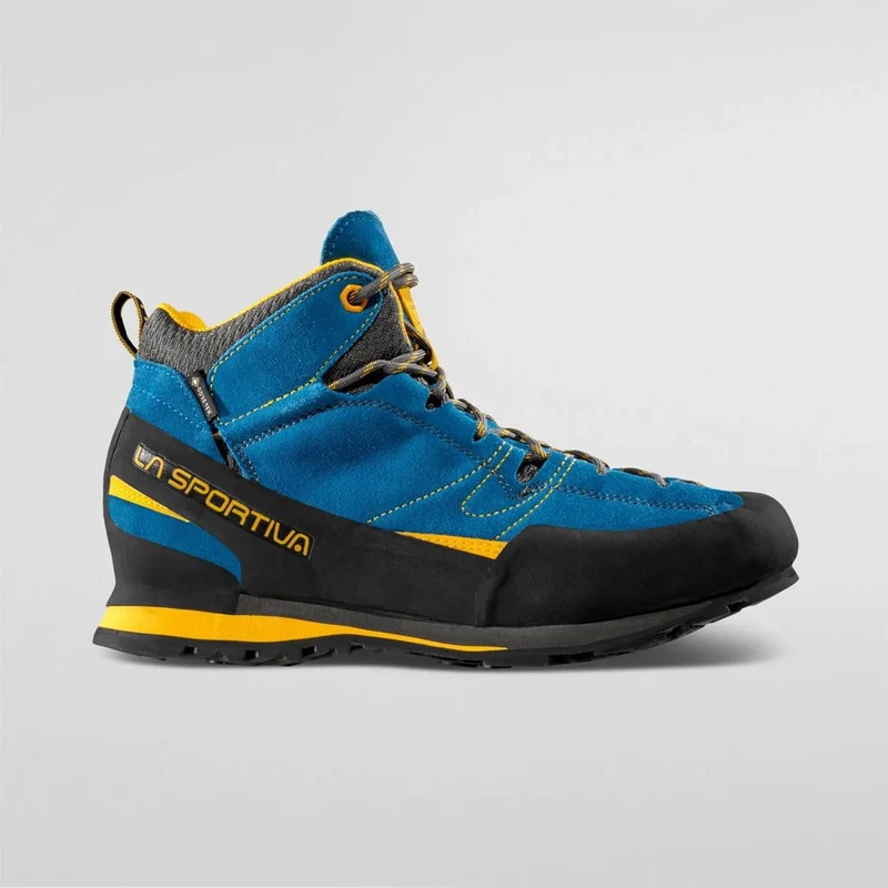 La Sportiva Boulder X Mid GTX Men blue yellow