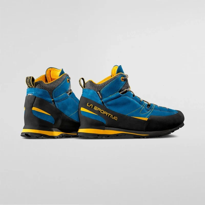 La Sportiva Boulder X Mid GTX Men blue yellow