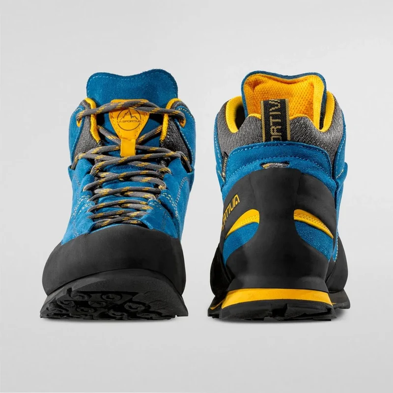 La Sportiva Boulder X Mid GTX Men blue yellow
