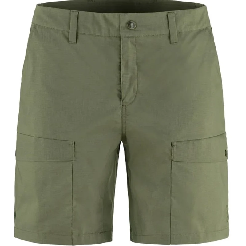 Fjäll Räven -Abisko Hybrid Trail Shorts Damen - Laurel Green