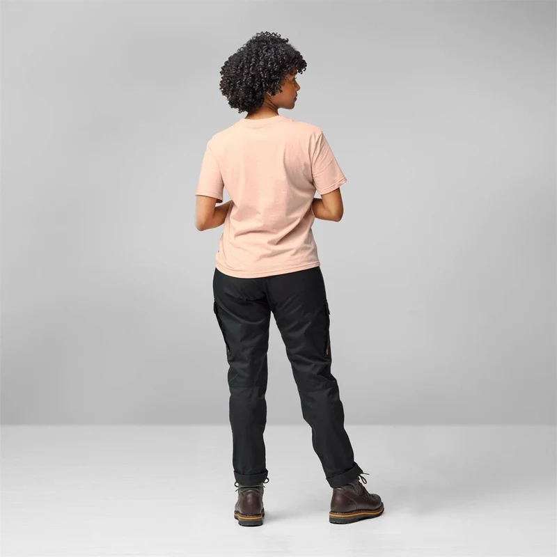 Fjäll Räven Lush Logo chalk rose Damen T-Shirt