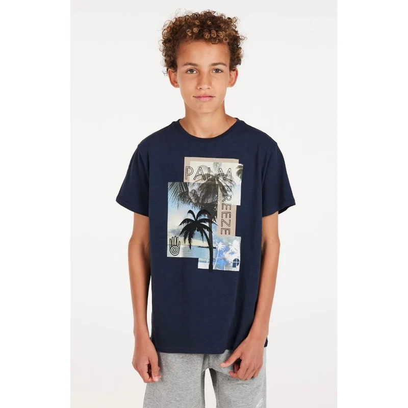 Protest Catch Jr night skyblue Kinder T-Shirt
