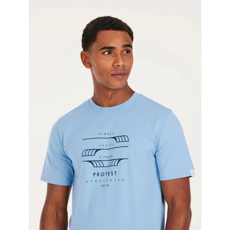 Protest Herren T-Shirt Rimble Blau