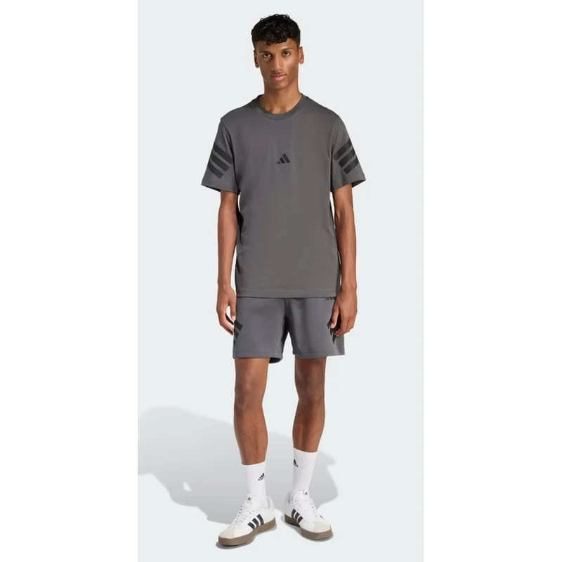 Adidas Future Icons 3-Streifen Shorts grey