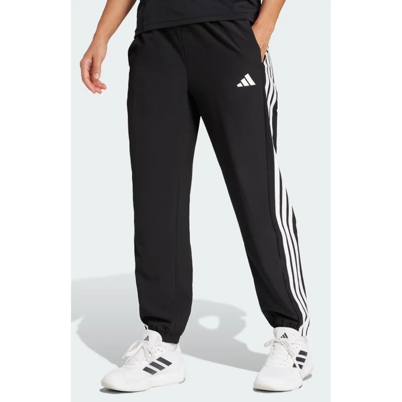 Adidas Train Essentials 3-Streifen Woven Hose Women black/white