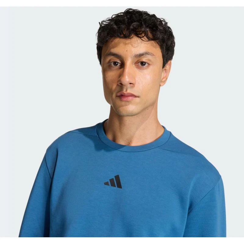 Adidas Designed for Training Rundhals-Sweatshirt dusky petrol