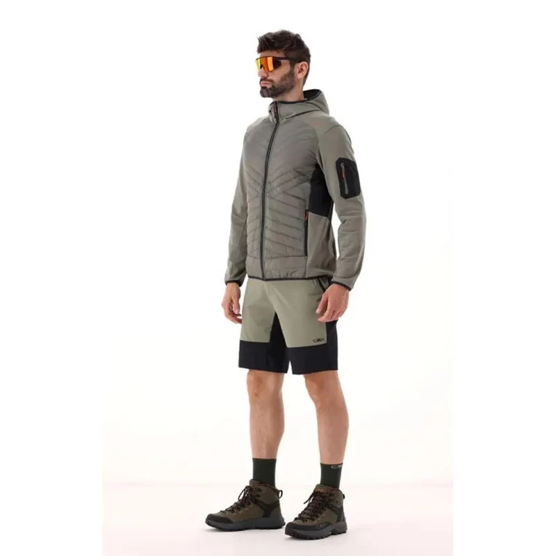 CMP Sport Man Hybrid Unlimitech Jacket Fix Hood sage