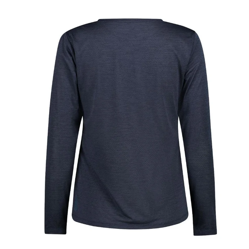 CMP Sport Woman T-Shirt Langarm black blue