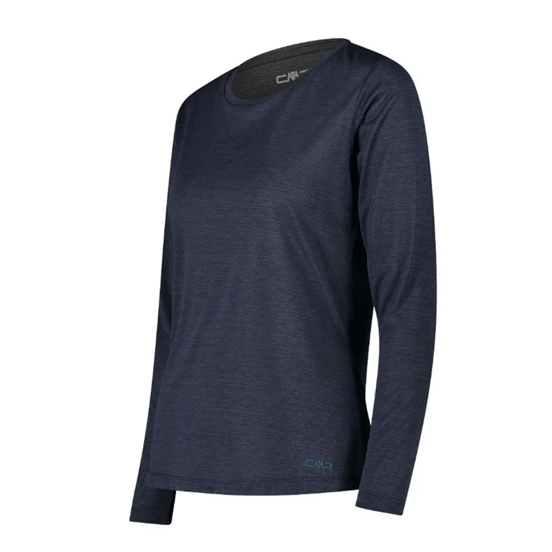 CMP Sport Woman T-Shirt Langarm black blue