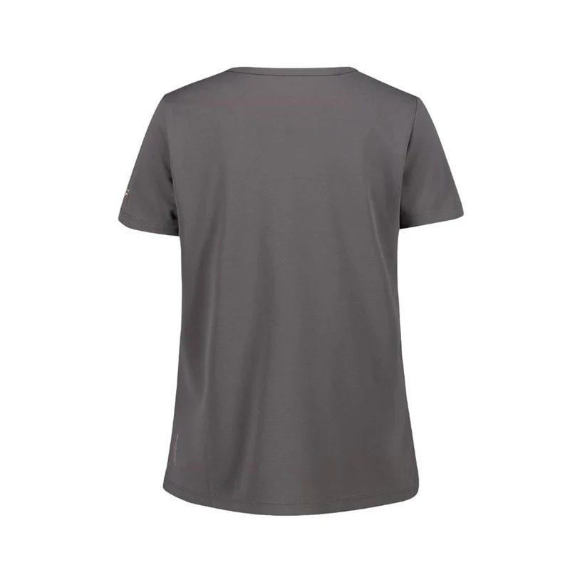 CMP Sport Woman Piqué T-Shirt mit Print terra