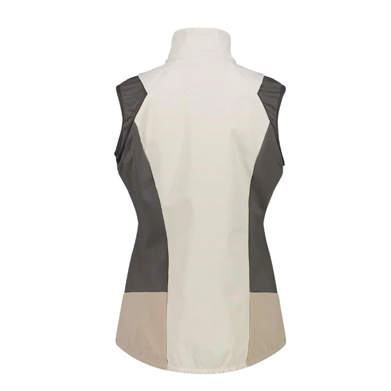CMP Sport Woman Hybride Jacket with detachable Sleeve vaniglia