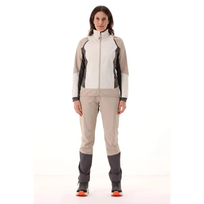 CMP Sport Woman Hybride Jacket with detachable Sleeve vaniglia