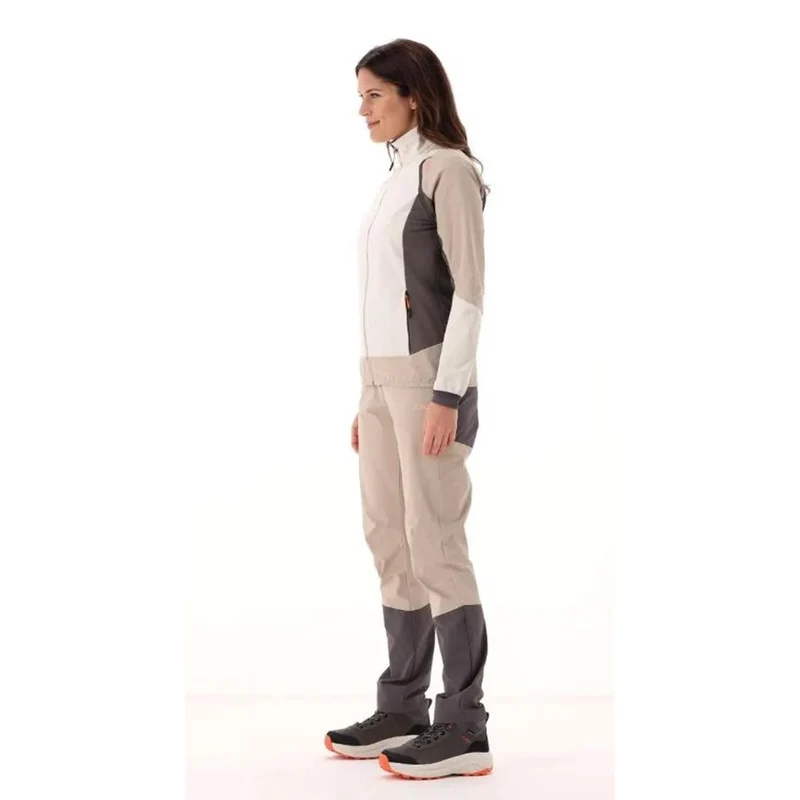 CMP Sport Woman Hybride Jacket with detachable Sleeve vaniglia