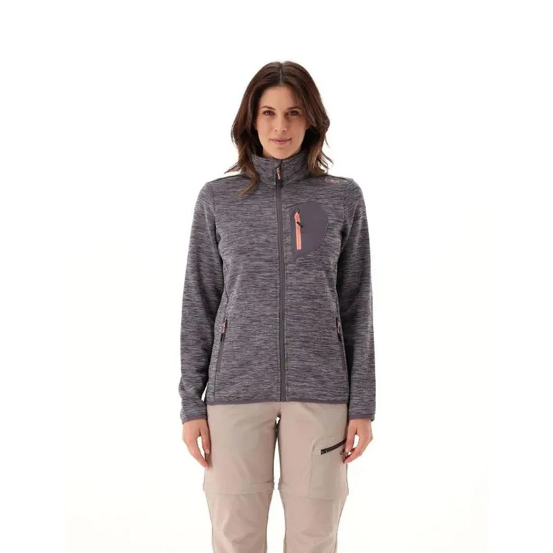 CMP Sport Woman Knit-Tech Jacket terra mel.