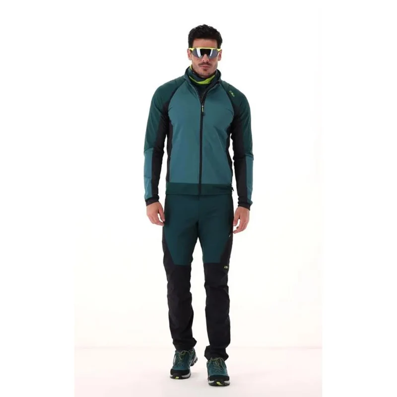 CMP Man Hybrid Jacket with detachable sleeves pacific