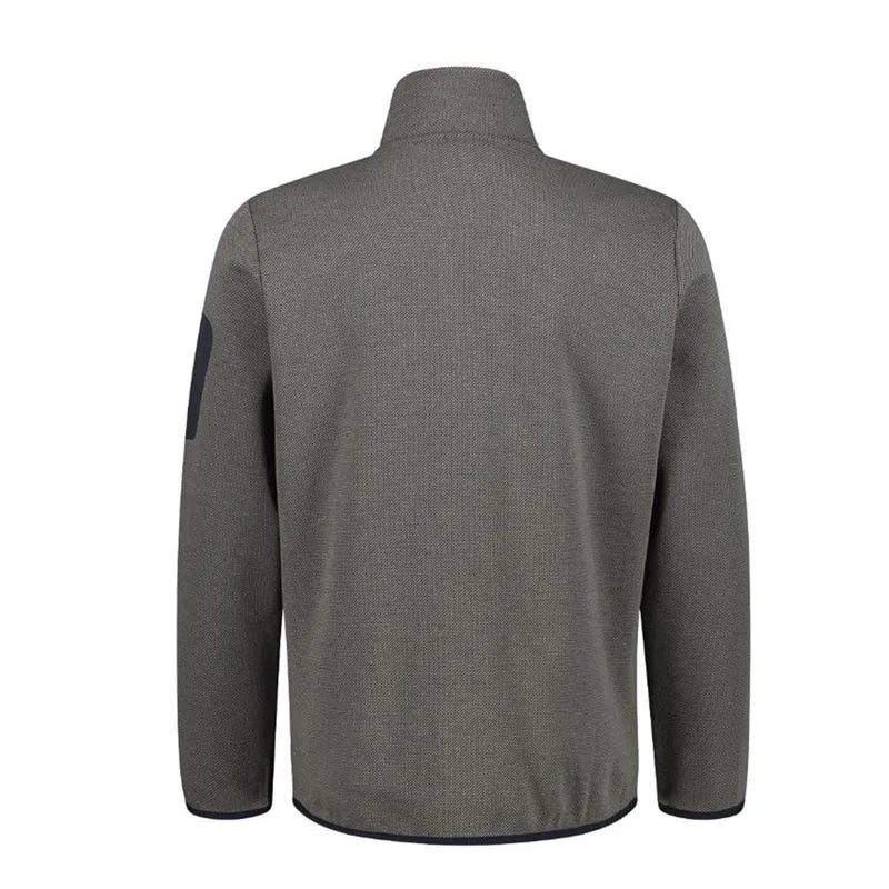 CMP Sport Man Knit-Tech-Fleece Jacket sage anthracite