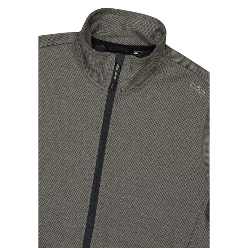 CMP Sport Man Knit-Tech-Fleece Jacket sage anthracite