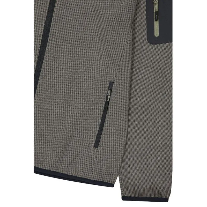 CMP Sport Man Knit-Tech-Fleece Jacket sage anthracite