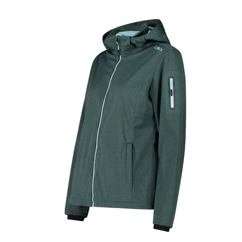 CMP Sport Woman Jacket Zip Hood darker agave mel