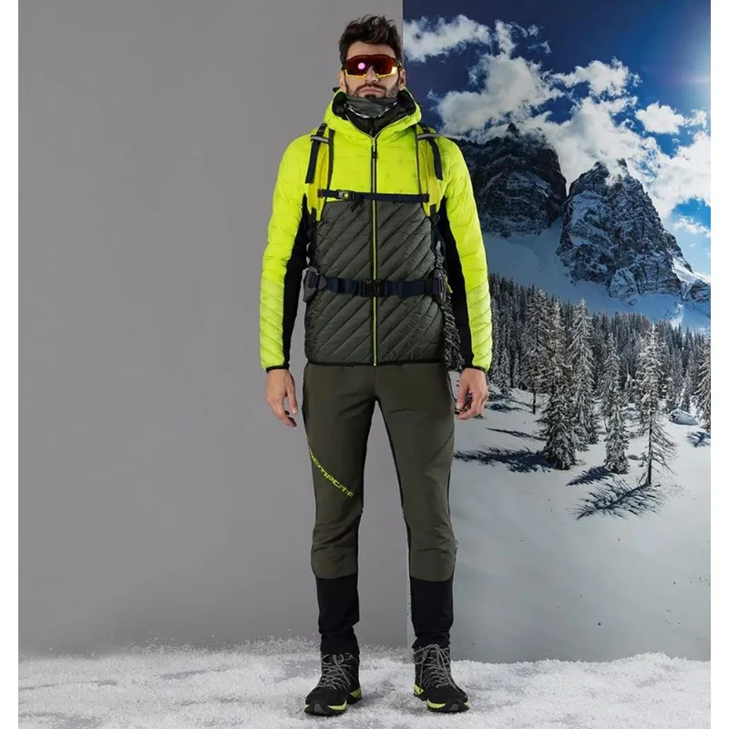 CMP Man Jacket Hybrid Fix Hood Herren Isolationsjacke