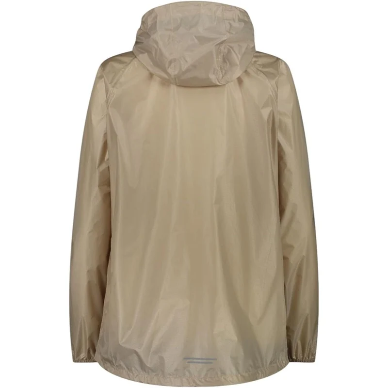 CMP Woman Jacket Rain Fix Hood sabbia