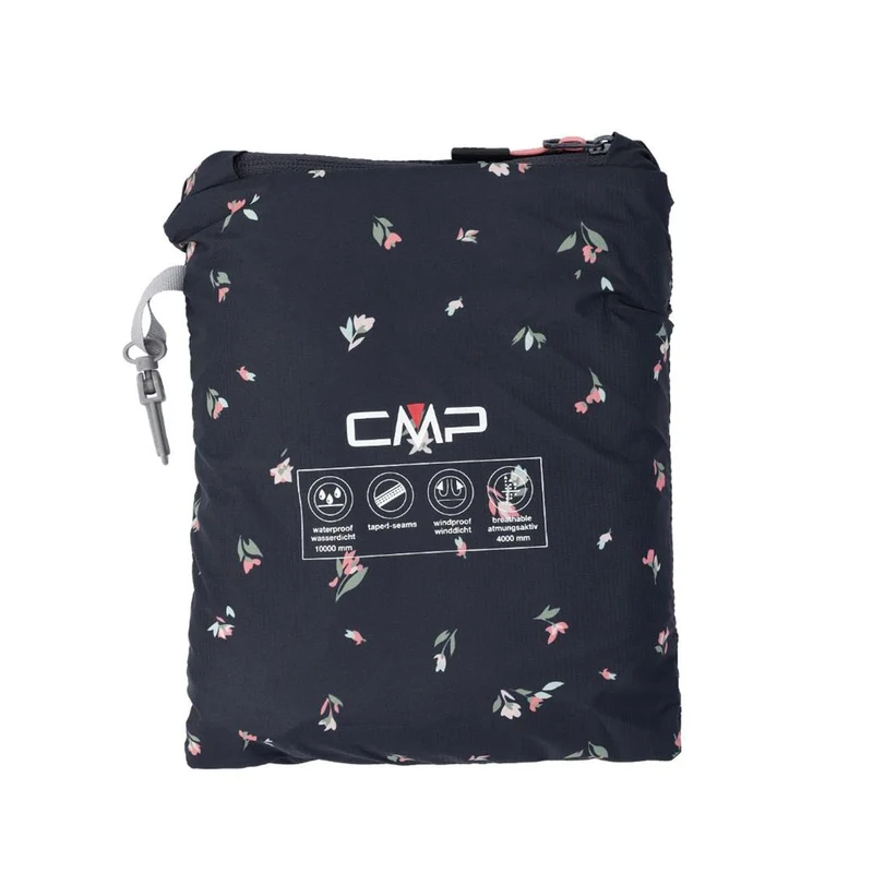 CMP Sport Woman Jacket Fix Hood anthracite orchidea