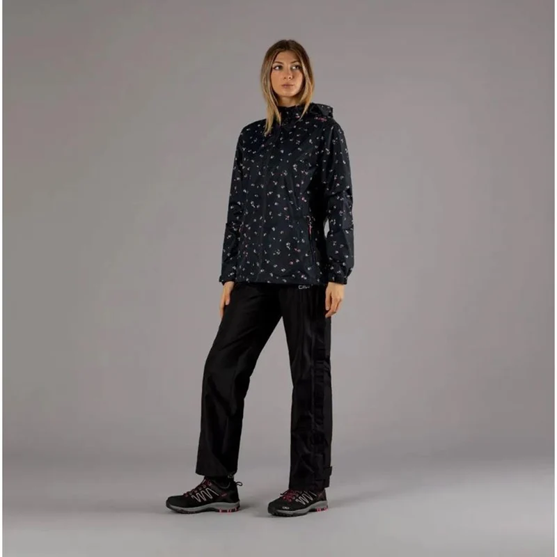 CMP Sport Woman Jacket Fix Hood anthracite orchidea