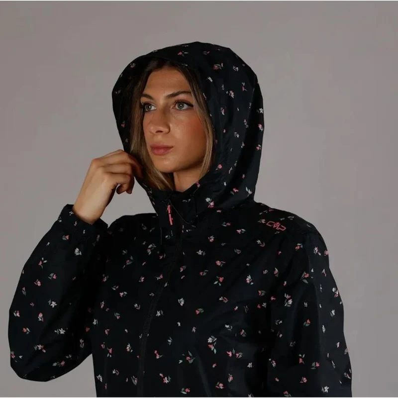 CMP Sport Woman Jacket Fix Hood anthracite orchidea