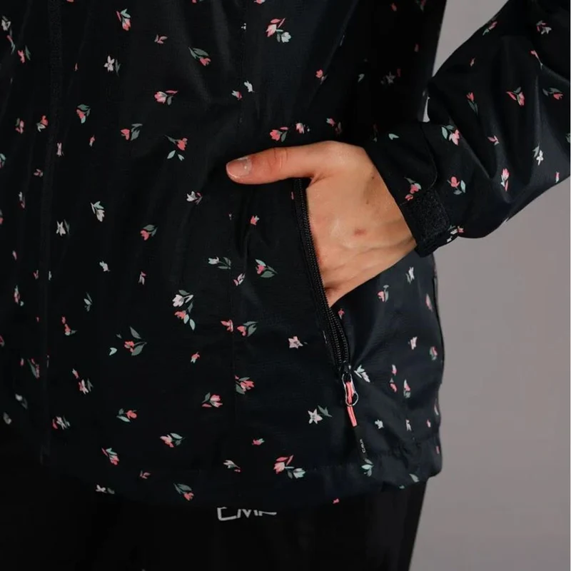 CMP Sport Woman Jacket Fix Hood anthracite orchidea