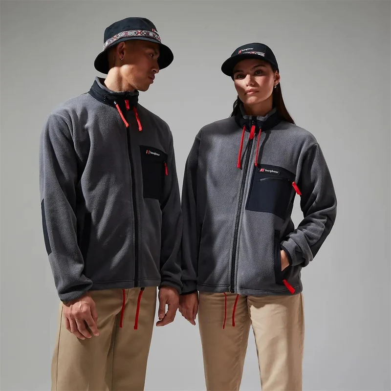 Berghaus Unisex Ascent 91 Fleece Jacket grey black