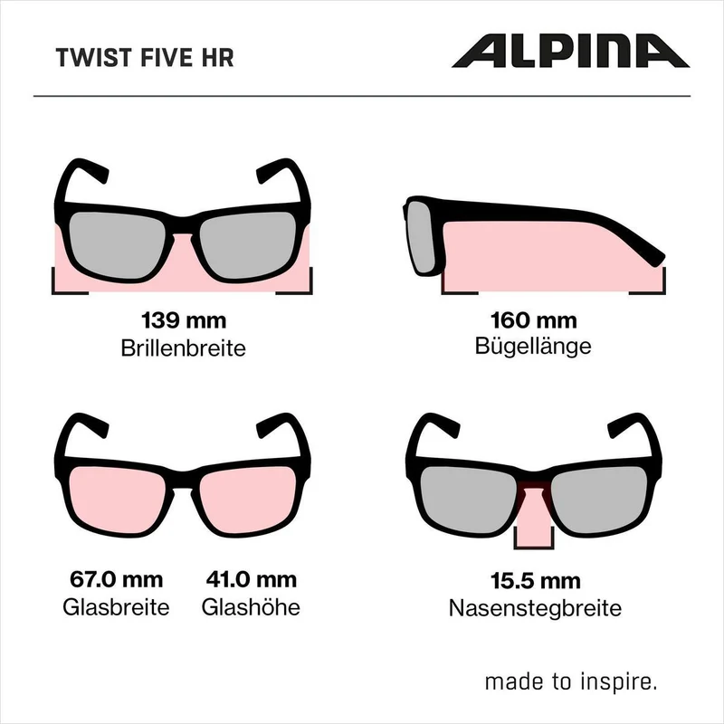 Alpina TWIST FIVE HR V black matt