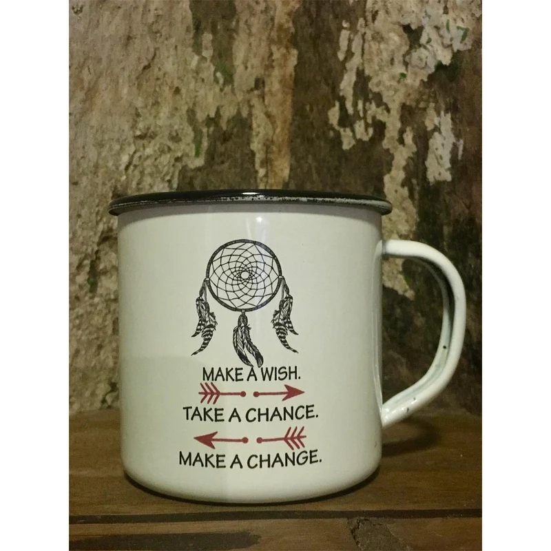 Regio Mugs Make a Wish Take a Chance Make a Change 400ml