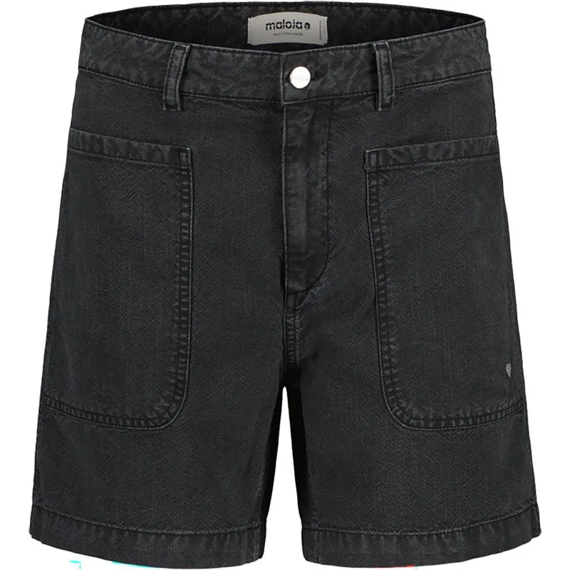 Maloja Esja deep black Damen Shorts