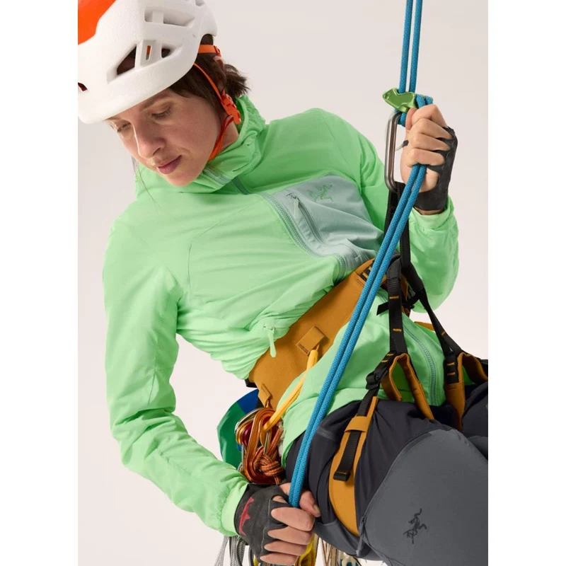 Arc'teryx - Proton SL Hoody Damen -Phosphorescent / Stone Green